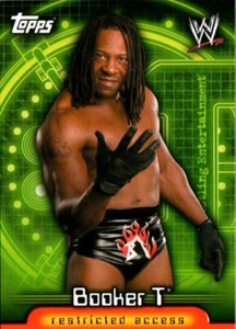 2006 Topps WWE Insider Englisch (UK) Wrestling Card #44 Booker T - Bild 1 von 2