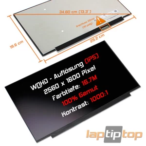 13,3" LED Display matt passend für Innolux N133GCA-GQ1 CMN13B0 IPS 16,7M 100% - Zdjęcie 1 z 1