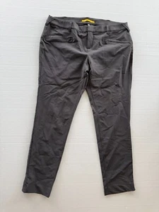 Lole Pants Women's Size 14 Brown Solid Straight Leg Performance Wicking UPF50+ - Picture 1 of 5