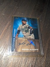 2016 Topps Scouting Report Auto Series 2 Miguel Almonte #SRA-MAL Rookie Auto RC
