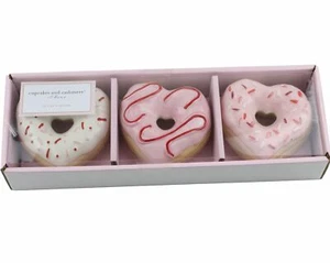 Juego de 3 donas de cerámica para cupcakes y cachemira del día de San Valentín - Imagen 1 de 2