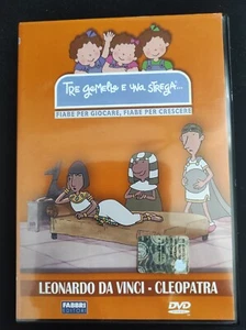 DVD FIABE TRE GEMELLE E UNA STREGA - LEONARDO DA VINCI - CLEOPATRA - Picture 1 of 2