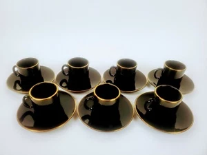 1994 JGP China Exclusively for NESCAFE Espresso Cup & Saucer Set of 7 - Picture 1 of 8