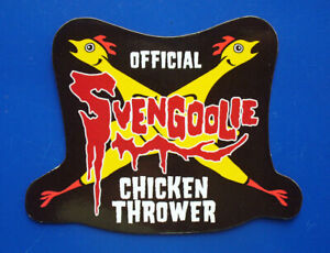 SVENGOOLIE MAGNET Halloween Vintage Official Chicken Thrower RARE