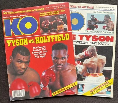 KO - Nov. & Dec. 1991, Tyson, Fenech, Ali, Knockout Boxing Magazine, USA - Image 1 of 4
