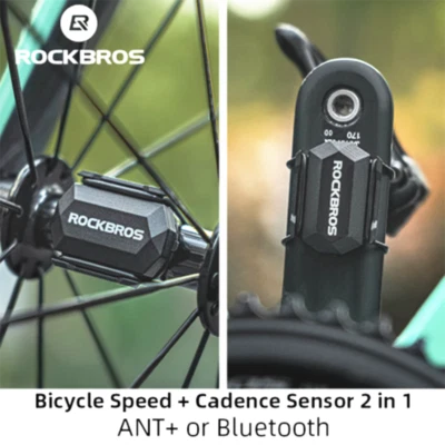 ROCKBROS Waterproof Bike Computer ANT+ Cadence Speed Sensor GARMIN Bryton XOSS - Image 1 of 4