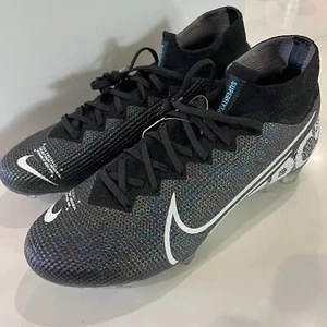 NIKE SUPERFLY 7 ELITE FG *BY YOU ID* CJ5619-992 SIZE 7.5 WMNS 9 NIB NO LID BLACK - Picture 1 of 9