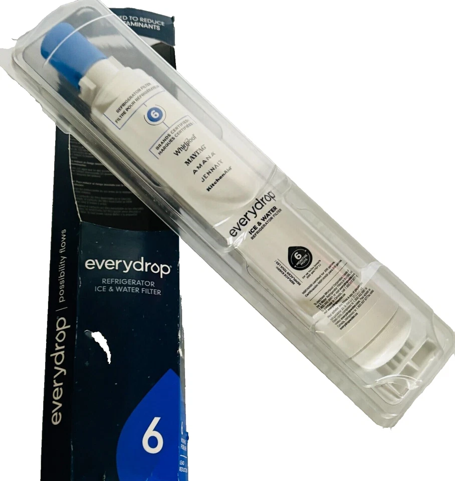 Everydrop by Whirlpool Ice and Water Refrigerator Filter 6, EDR6D1, Single-Pack - Image 1 of 3