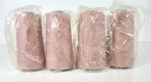 Coats American Dual Duty Xtra Thread 6000 Yd. Spool Cone Sky Pink ~ Lot of 4 - Picture 1 of 4