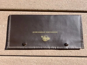 WWII Honorable Discharge and Service Record Sleeve Folder US Army Military - Picture 1 of 4