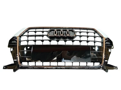 PARAGOLPES DELANTERO AUDI Q3 2015 - 2018 S-LINE PARRILLA CROMADA CON PLACA NUEVO Foto 1 de 4