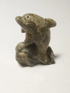Carved Gemstone DOLPHIN 44 GR 1.5"X .2" LA520 C - Picture 1 of 6