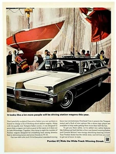 Pontiac Autowerbung Executive Safari Kombi Oldtimer 1967 Autowerbung - Bild 1 von 2