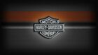 Harley Davidson Motorcycle LOGO WALL ART COVERING 30x20 Inch Canvas Framed UK