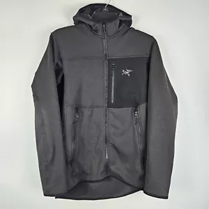 Arcteryx Mens Fortez Full Zip Hoodie Black Small - Picture 1 of 6
