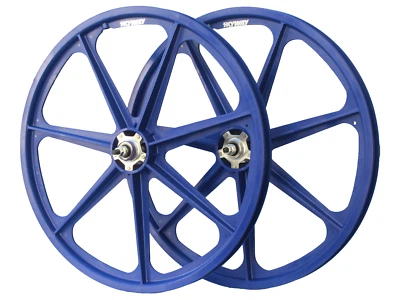 SKYWAY 24" Tuff II Rivet Wheels Blue - Image 1 of 2