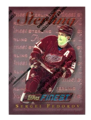1995-96 Topps Finest Sergei Fedorov #95 - Image 1 of 2