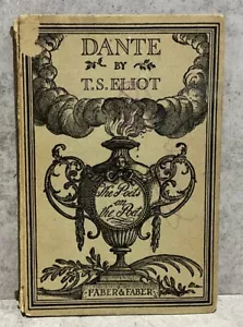 Dante by T.S. Eliot The Poets on the Poets 1929 - Picture 1 of 8