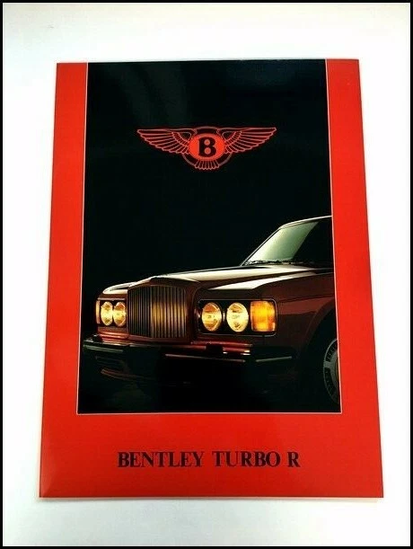 1990 1991 Bentley Turbo R Original Car Sales Brochure Catalog - Mulsanne S Eight - Image 1 of 4