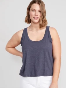 Old Navy Women's Size XXL TALL ~ Everywear Slub-Knit Tank Top .. NWT - Picture 1 of 6