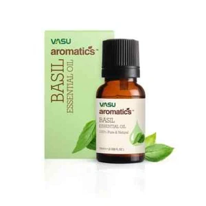 Vasu Aromatics Combo of Basil, Peppermint, Lemon, Lemongrass Essential Oils-10ml - Picture 1 of 40