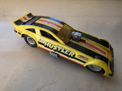 De colección Marx Super Shot Racers Hustler Divertido Coche Tirar Cuerda Funciona Foto 1 de 4