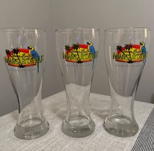 Jimmy Buffett Margaritaville Mohegan Sun Pint Glasses Set of 3 – Excellent - Picture 1 of 3