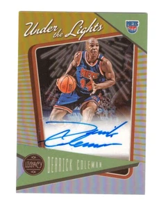 2022-23 Panini Chronicles Legacy Derrick Coleman Under The Lights Auto Gold 03/1 - Picture 1 of 2