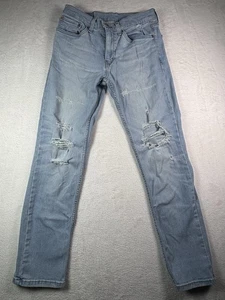 Levi 511 31x30 Light Blue Wash Denim Jeans Light Wash Denim Mens Levi 511 Jeans - Picture 1 of 7