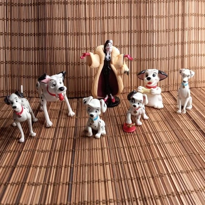 Disney 101 Dálmatas Lote De 7 Figuras De Acción Juguetes Cachorro Perros Cruella De Vil Foto 1 de 4