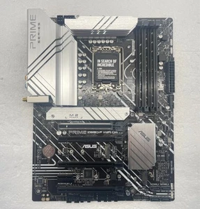 READ! SEE PICS! ASUS PRIME Z690-P WIFI D4 MOTHERBOARD LGA 1700 ATX PCLe 5.0 DDR4 - Afbeelding 1 van 5