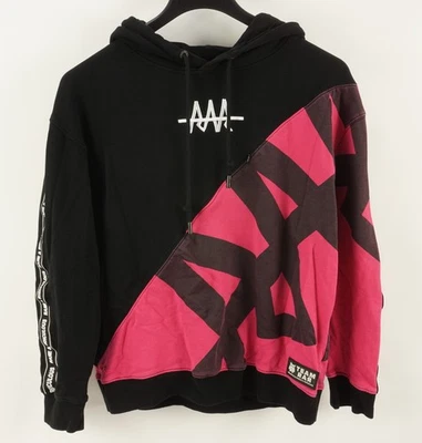 Rare and Ridiculous Big Logo Colorblocked Hoodie Sweatshirt Adult Medium Black - Image 1 of 4