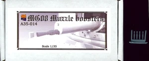 Copper State Models 1/35 MG 08 MACHINE GUN MUZZLE BOOSTERS Resin Set - Picture 1 of 3