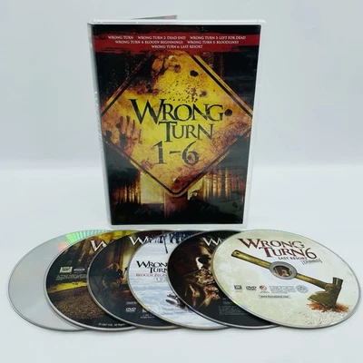 Wrong Turn 1-6 Complete Collection DVD (6 DVD, Set) Eliza Dushku & Doug Bradley - Image 1 of 4