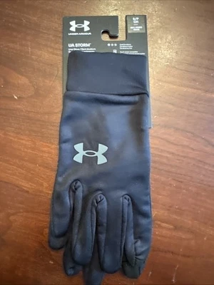 Перчатки мужские Gants Under Armour Storm черные вкладыши маленькие - Изображение 1 из 4