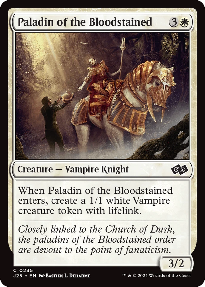 MTG Paladin of the Bloodstained (English ) J25 - Image 1 of 1