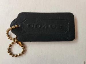 Coach Vintage Black Hang Tag, Fob, Charm, Hangtag - Picture 1 of 2