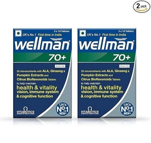 Wellman 70+ Multivitamin Supports Health & Vitality,Cognitive Function, Vision - Picture 1 of 6