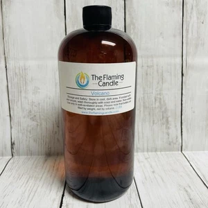 The Flamimg Candle Fragrance Oil Volcano 2LBS Bottle Opened 3/4 Full - Picture 1 of 6