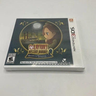 Laytons Mystery Journey: Katrielle Millionaires Conspiracy (3DS 2017) NEW SEALED - Image 1 of 3
