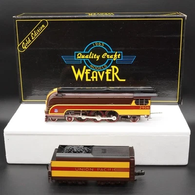 Weaver G1087-LP Union Pacific 49er 4-6-2 Steam Locomotive w/ Tender 3 Rail O - Image 1 of 4