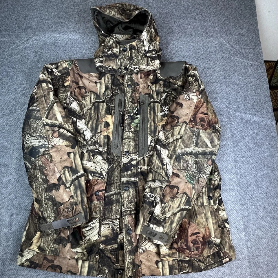 GameWinner Camo Mens XL Hunting Extra Warm Hooded Jacket Coat EUC Realtree - Image 1 of 4
