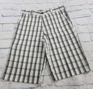 Pantalones Cortos Dickies PARA HOMBRES TALLA 30 Multiuso Bolsillo Blanco Negro Cuadros Relajados - Imagen 1 de 11