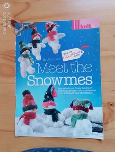 Alan Dart Meet the Snowmes Spielzeug/Deko Strickanleitung - Bild 1 von 1