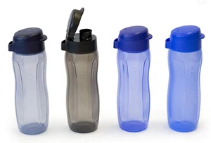 Tupperware Drink Bottle Gen II ECO Water Bottle 500ml or 1L Blue or Black New - Picture 1 of 43