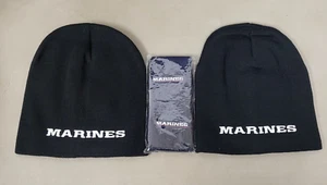 Marines Skullcap and Sweatband, 4 pack(2 of each) - Picture 1 of 2