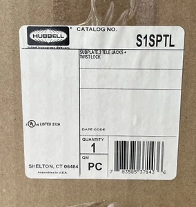 HUBBELL S1SPTL / S1SPTL (BRAND NEW) - Picture 1 of 1
