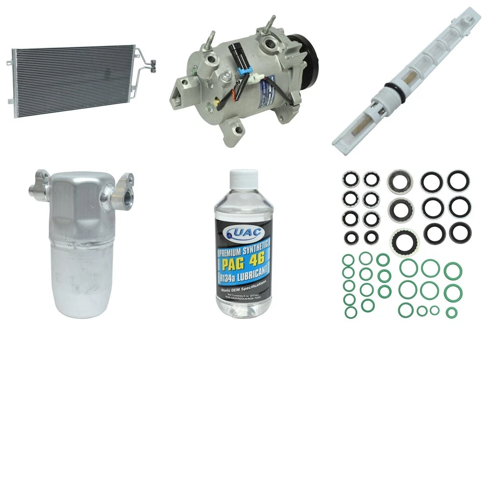 Комплект компрессора кондиционера UAC для 2004-2005 Pontiac Bonneville GXP 4,6 л V8 DOHC - Изображение 1 из 1