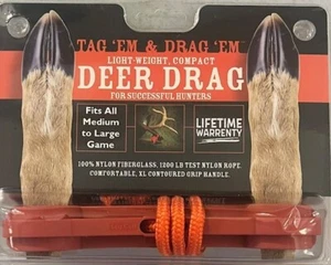 Leg Cuff Deer Drag Heavy Duty wth Handle Deer Pull Hunting ~ New In Package - Picture 1 of 3