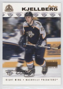 2001-02 Pacific Adrenaline Premiere Date Missing Serial Number Patric Kjellberg